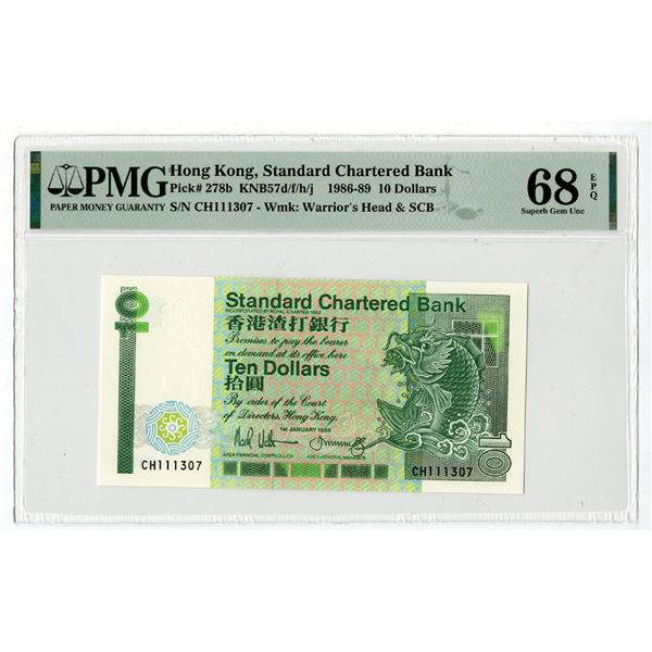 Hong Kong, 1986-89 Issued Banknote