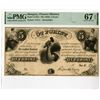 Image 1 : Hungary, Finance Ministry, ND (1852) Remainder Banknote