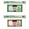 Image 1 : Bank Markazi, ND (1969-71), Pair of Issued Banknotes