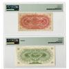 Image 2 : Kingdom of Libya Treasury, 1951 (ND 1955)-1952 Issued Banknote Pair