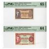 Image 1 : Board of Commissioners of Currency, 1941, Pair of Issued Banknotes