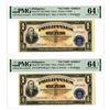 Image 1 : Philippines Treasury Certificate. ND (1944). Victory Series Sequential High Grade Pair of Issued Ban