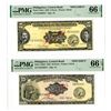 Image 1 : Central Bank of the Philippines, 1949 Specimen Banknote Pair