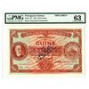 Image 1 : Banco Nacional Ultramarino Provincia de Guine. 1921. Specimen Banknote