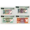 Image 2 : Central Bank of Seychelles, ND (1989) Issued Banknote Quartet