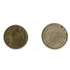 Image 1 : Princely States of Kutch & Baroda. 1892-1930. Pair of Silver Coins.