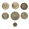 Image 2 : USA. 1889-1964. Lot of 7 Silver Coins.