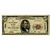 Image 1 : Nevada, First National Bank in Reno, $5, Series of 1929, T1, Ch# 7038, Issued Banknote.