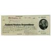 Image 1 : Merchants National Bank, United States Depositary, "WAR", 1905 I/C Check