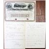 Image 1 : Wagner Palace Car Co. Stock Certificate Signed by William Seward Webb, Louisa P. Morgan Document, an