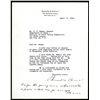 Image 1 : Bernard Baruch Signature on his Personal Letterhead dated 1952.