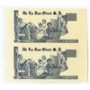 Image 1 : De La Rue Giori S.A., DuraNote Polymer Advertising note, ca.1989-1994 Proof Uncut Pair with Beethove