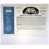 Image 1 : Morgan Stanley Group Inc., 1975 Proof Stock Certificate & Proof Embossed Corporate Seal.