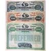 Image 1 : Wabash Railroad Co., 1889 Lot of 3 Specimen Registered Bonds