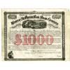 Image 1 : Winona and St. Peter Railroad Co. 1867 Unlisted Railroad $1000 Specimen Bond Rarity