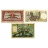 Image 1 : French West Africa, 1942 to ND (1956), Trio of Issued Banknotes