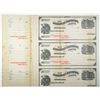 Image 1 : American National Bank 1906 Specimen Uncut Sheet of 3 Checks.