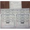 Image 1 : Eagle Lock Company Stock Certificate Assortment ca.1881-1896