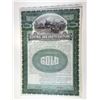 Image 1 : Central and South Eastern Railroad Co., 1906 Specimen Gold Coupon Bond.