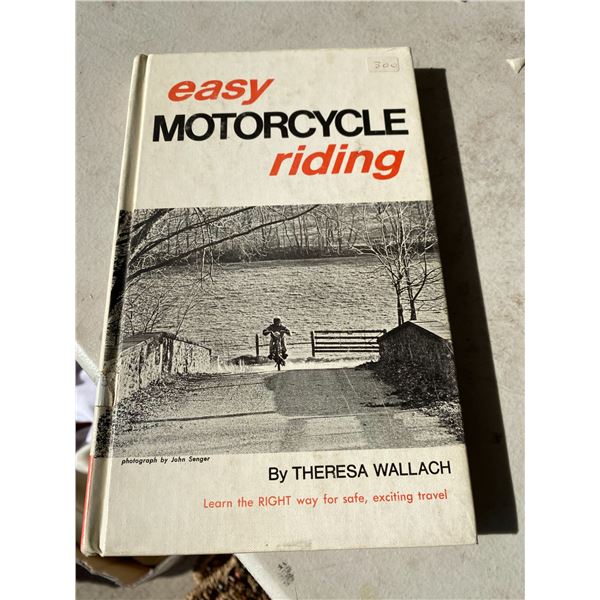 Easy motorcycle riding book