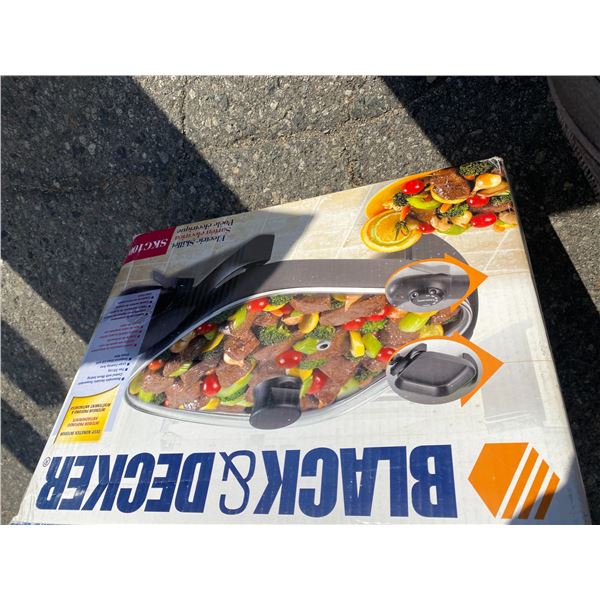 Black and decker electric frying pan