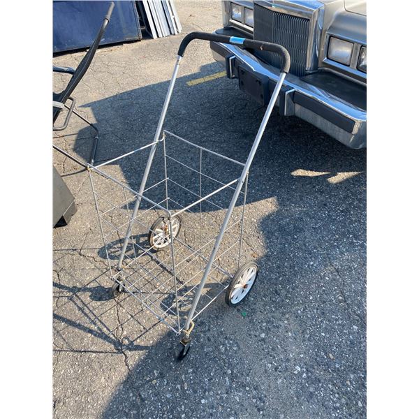 Folding rolling cart