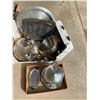 Image 1 : Serving dishes and pewter items
