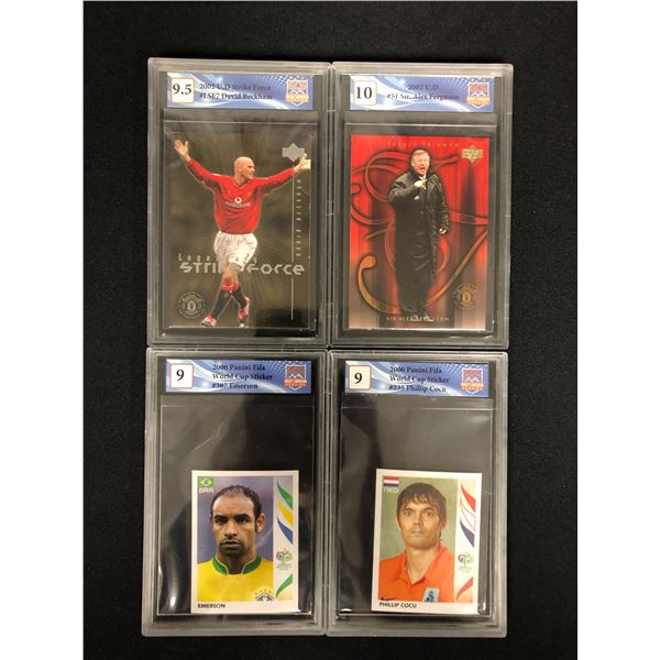 GCG HIGH GRADE INSERT SOCCER CARD LOT