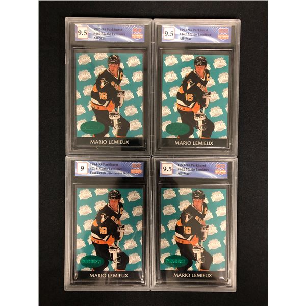 GCG HIGH GRADE MARIO LEMIEUX EMERALD CARD LOT