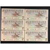 Image 1 : 1986 CANADIAN SEQUENTIAL UNCIRCULATED 2 DOLLAR BILL LOT