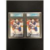 Image 1 : LOT OF HIGH GRADE  CONNER McDAVID  HOCKEY CARDS GCG GRADED