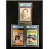 Image 1 : LOT OF HIGH GRADE ROOKIE  HOCKEY CARDS GCG GRADED