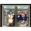 Image 1 : LOT OF HIGH GRADE  ROOKIE CARDS  HOCKEY CARDS GCG GRADED