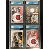 Image 1 : LOT OF HIGH GRADE HOCKEY JERSEY CARDS GCG GRADED