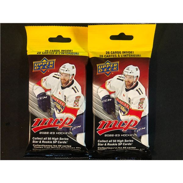 2022-23 UPPER DECK MVP JUMBO HOCKEY PACK LOT