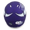 Image 2 : DANTE CULPEPPER SIGNED VIKINGS MINI HELMET (BECKETT COA)