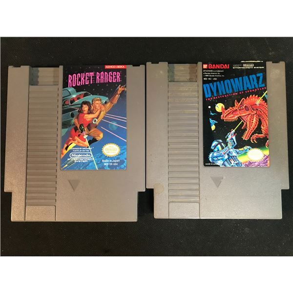 NINTENDO (NES) VIDEO GAME LOT ROCKET RANGER/ DYNOWARZ