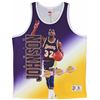 Image 3 : MAGIC JOHNSN SIGNED CUSTOM LA LAKERS MITCHELL AND NESS JERSEY (BECKETT COA)