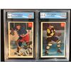 Image 1 : 1954-55 GRADED PARKHURST HOCKEY CARD LOT