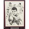 Image 2 : MUHAMMED ALI SIGNED AND CUSTOM FRAMED ART PRINT 24 X 30 (BECKETT COA)