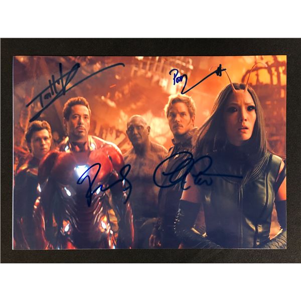 AVENGERS CAST SIGNED 8 X 10 (RA COA)