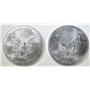 Image 2 : (2) 2018 AMERICAN SILVER EAGLES BU