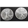 Image 1 : (2) 2019 AMERICAN SILVER EAGLES BU