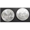 Image 2 : (2) 2019 AMERICAN SILVER EAGLES BU