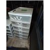 Image 1 : 2 Small White Storage Bins Full Of door Hardware