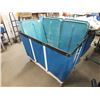 Image 1 : Linen Tub On Wheels w/ 17 Bin Lids