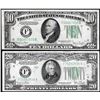 Image 1 : Lot of 1934D $10 & $20 Federal Reserve Notes Atlanta