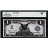 Image 1 : 1899 $1 Black Eagle Silver Certificate Note Fr.236 Legacy Extremely Fine 40