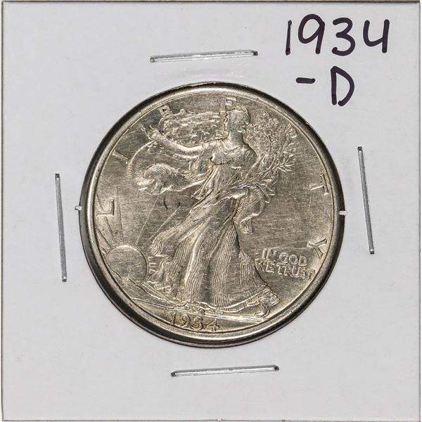 1934-D Walking Liberty Half Dollar Coin