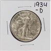 Image 1 : 1934-D Walking Liberty Half Dollar Coin